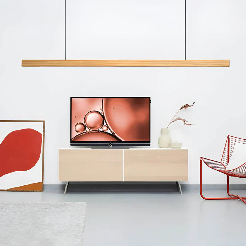 Ligna | Modern Scandinavian Linear Wooden Pendant Light