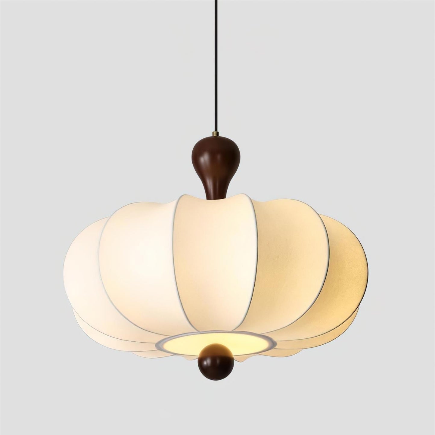 Elvalla | Sculpted Jovian Silk Fabric Pendant Light