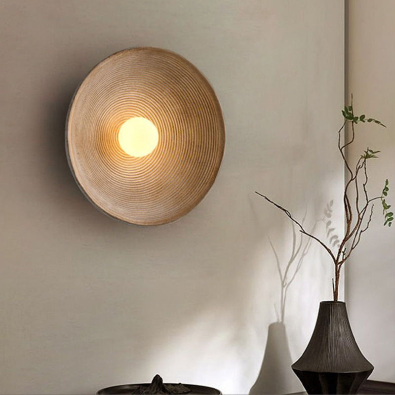 Yugen | Minimalist Japanese Style Textured Bowl Wall Light