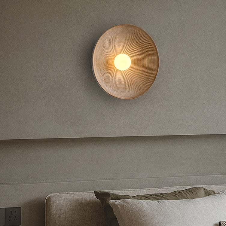 Yugen | Minimalist Japanese Style Textured Bowl Wall Light