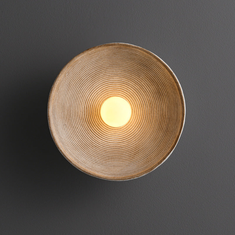 Yugen | Minimalist Japanese Style Textured Bowl Wall Light