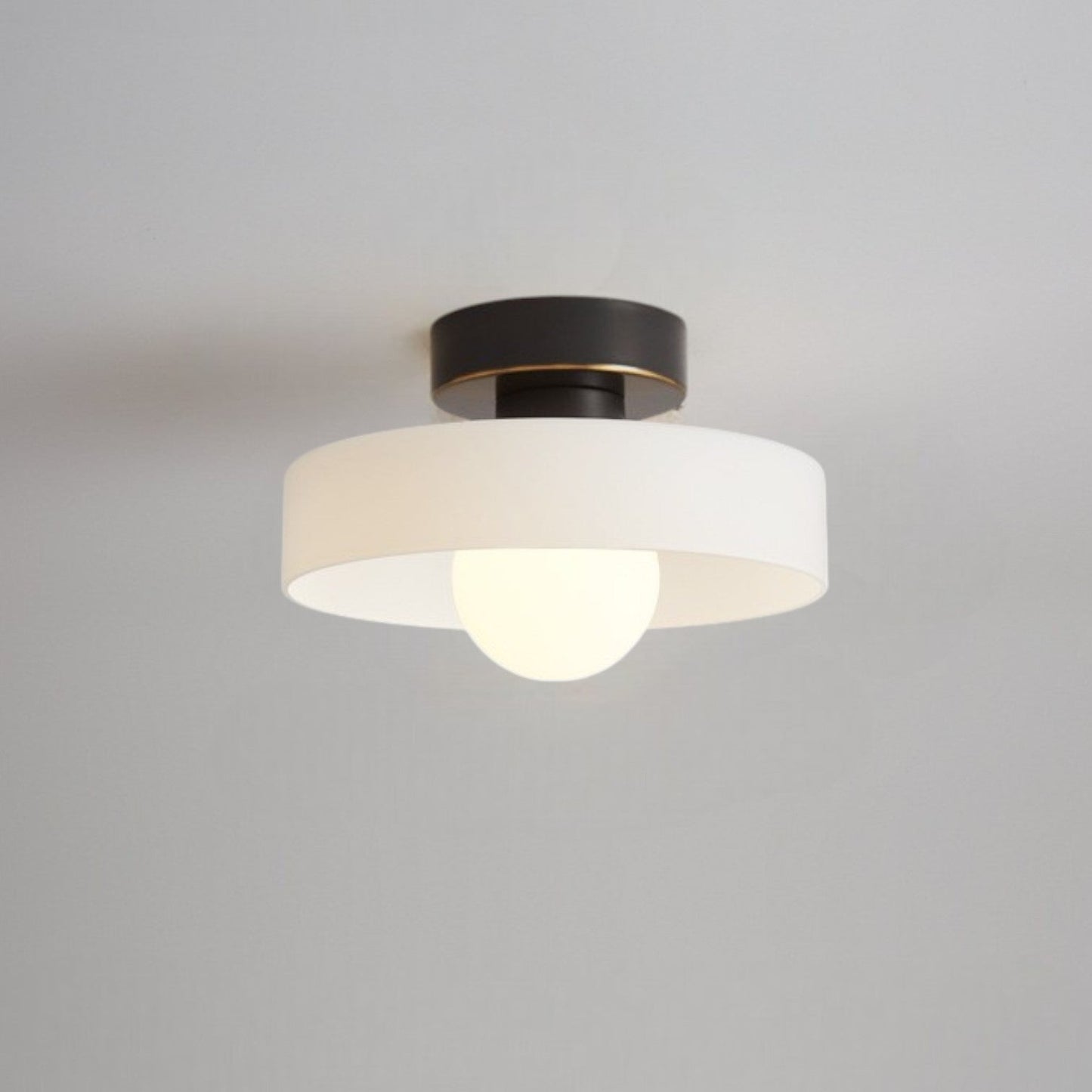 Vele | Modern Bauhaus Geometric Glass Flush Mount Ceiling Light