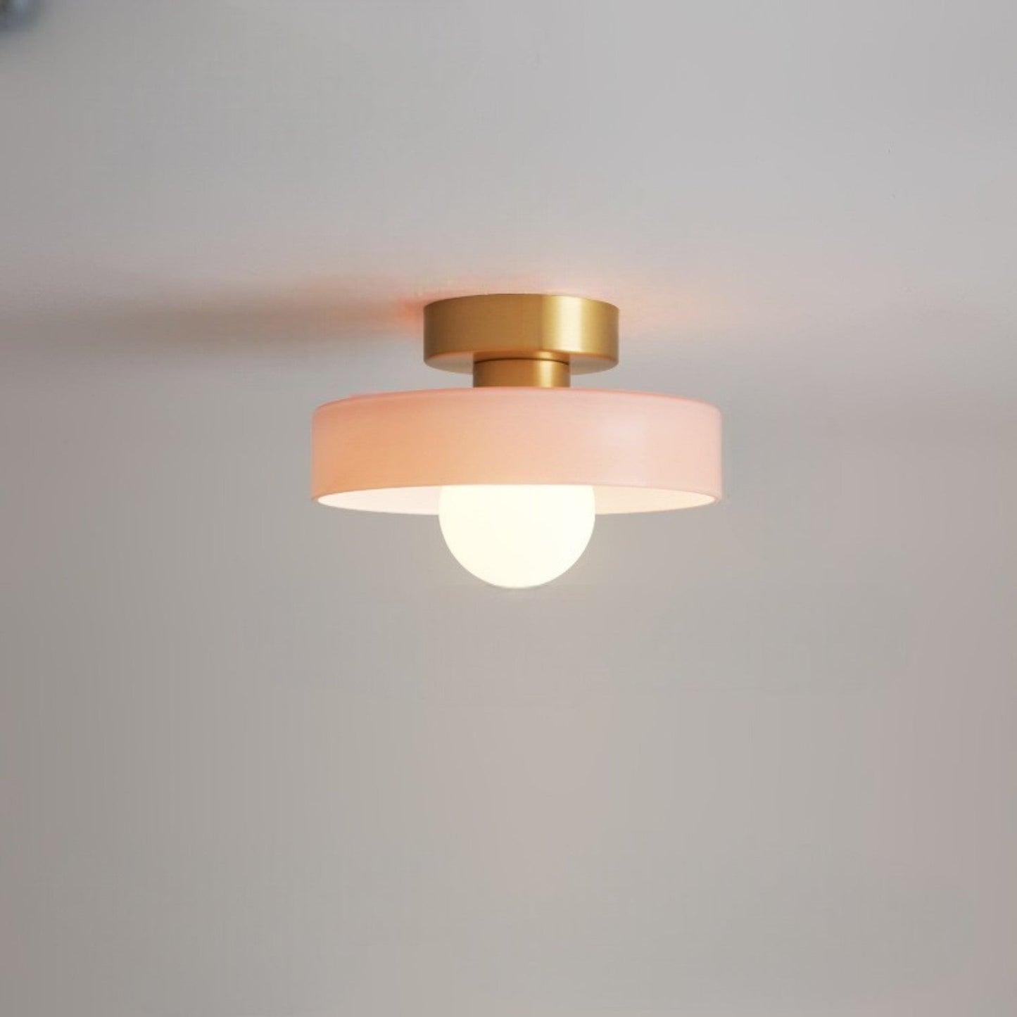 Vele | Modern Bauhaus Geometric Glass Flush Mount Ceiling Light