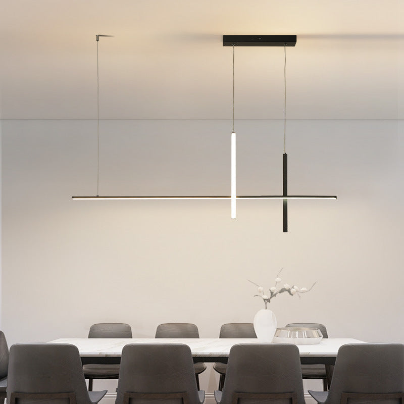 Thalun | Minimalist Linear Architectural LED Suspension Pendant Light