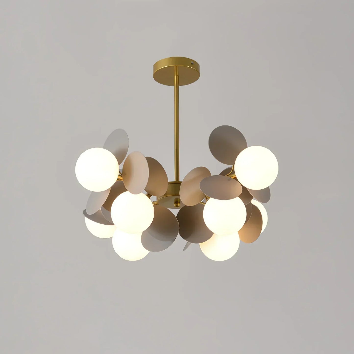 Florian | Luxury Geometric Branch Design Glass Orb Chandelier