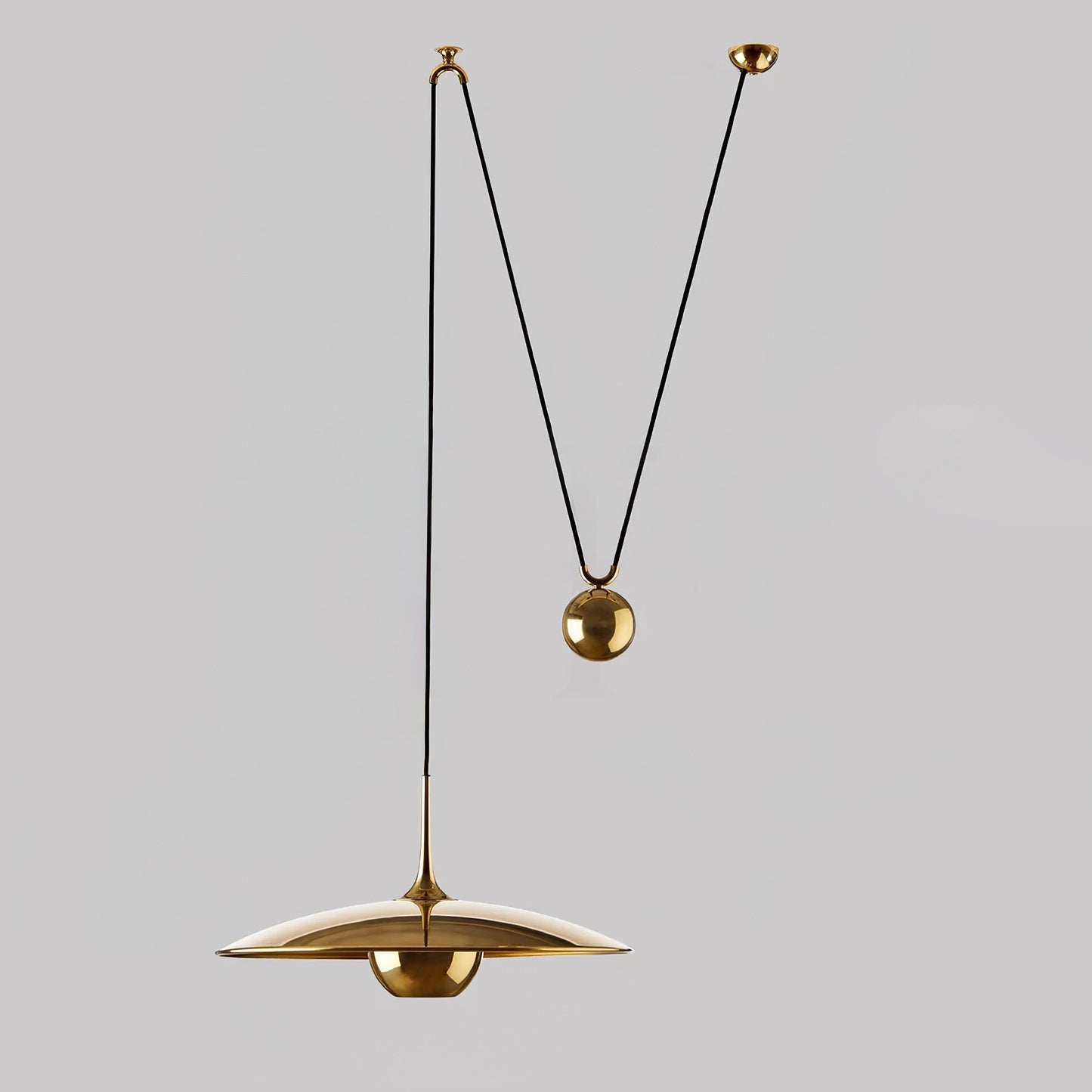 Zandorox | Dome Midcentury Counterweight Pendant Light
