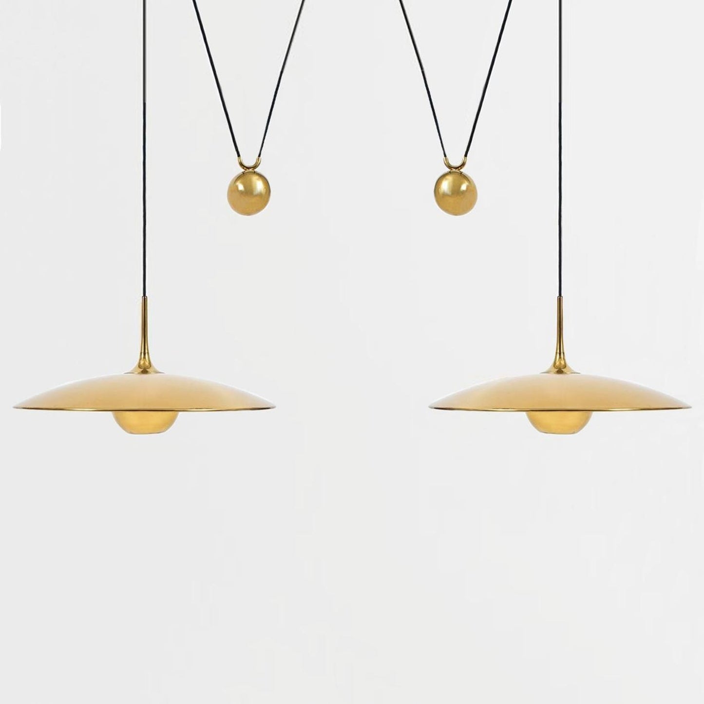 Zandorox | Dome Midcentury Counterweight Pendant Light