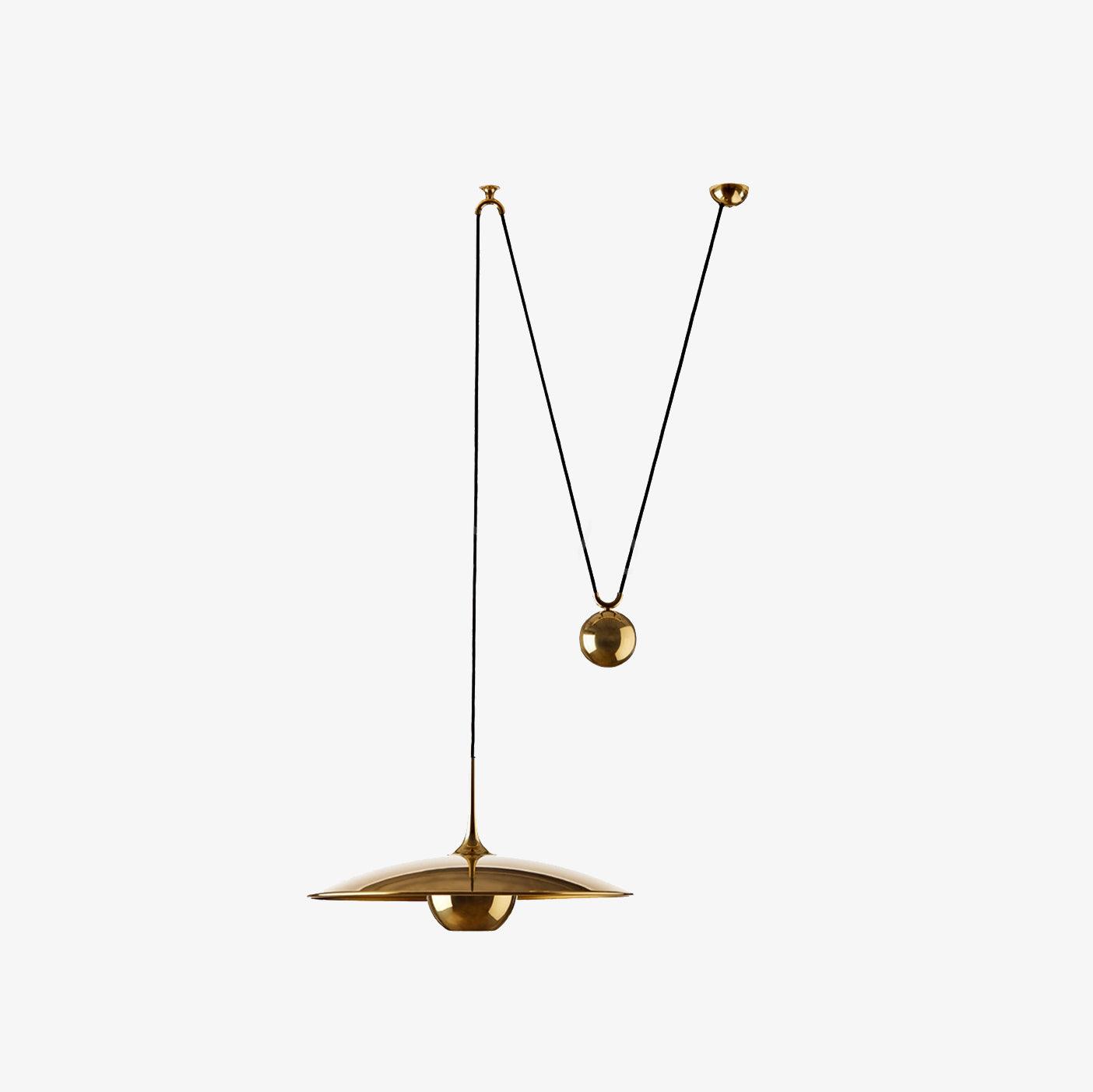 Zandorox | Dome Midcentury Counterweight Pendant Light