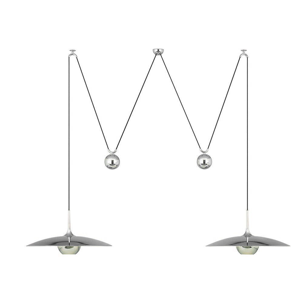 Zandorox | Dome Midcentury Counterweight Pendant Light