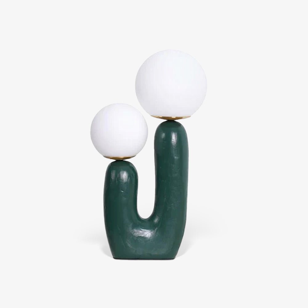 Corisande | Avant Garde Rough Sculptural Glass Globe Table Lamp