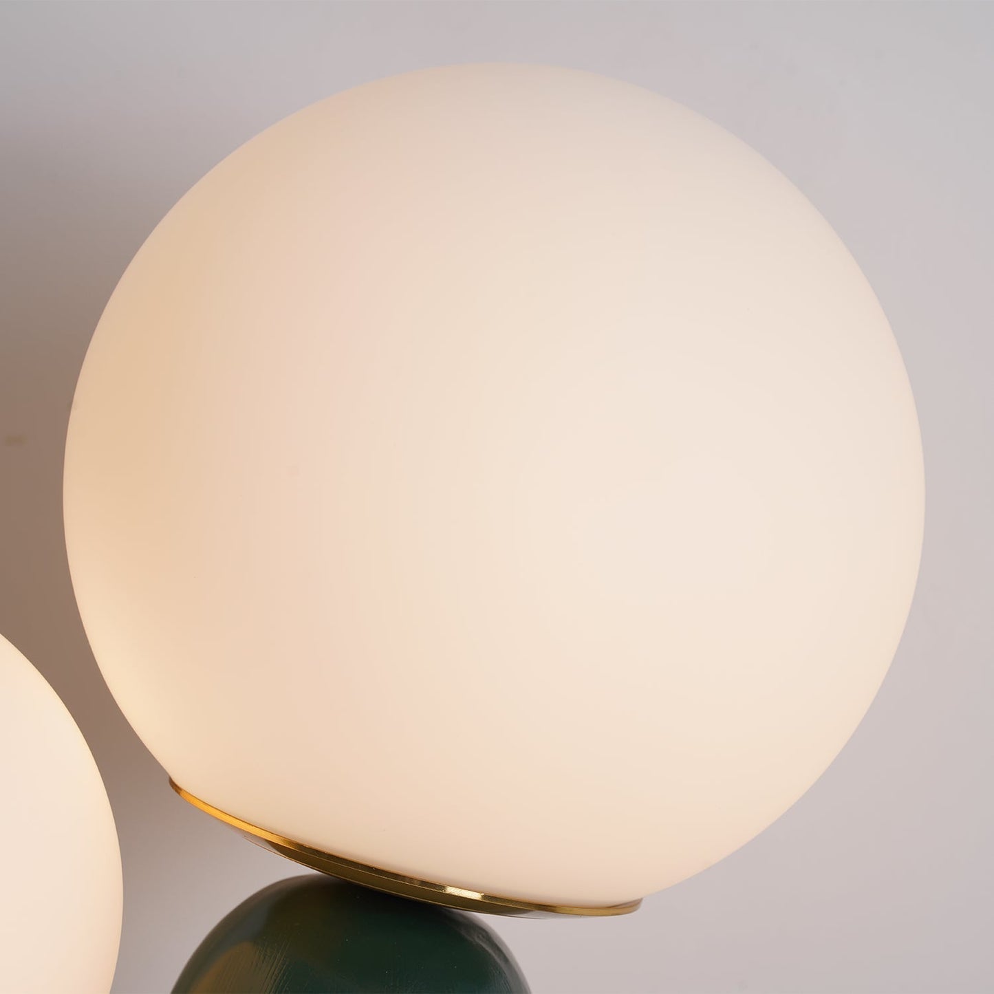 Corisande | Avant Garde Rough Sculptural Glass Globe Table Lamp