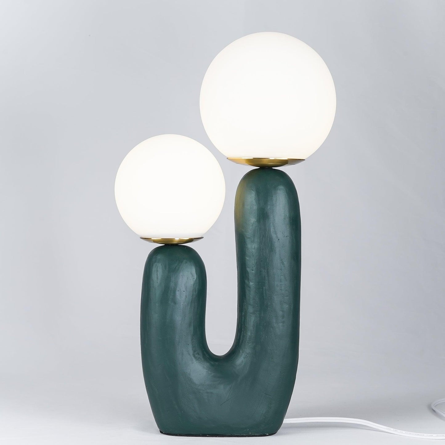 Corisande | Avant Garde Rough Sculptural Glass Globe Table Lamp