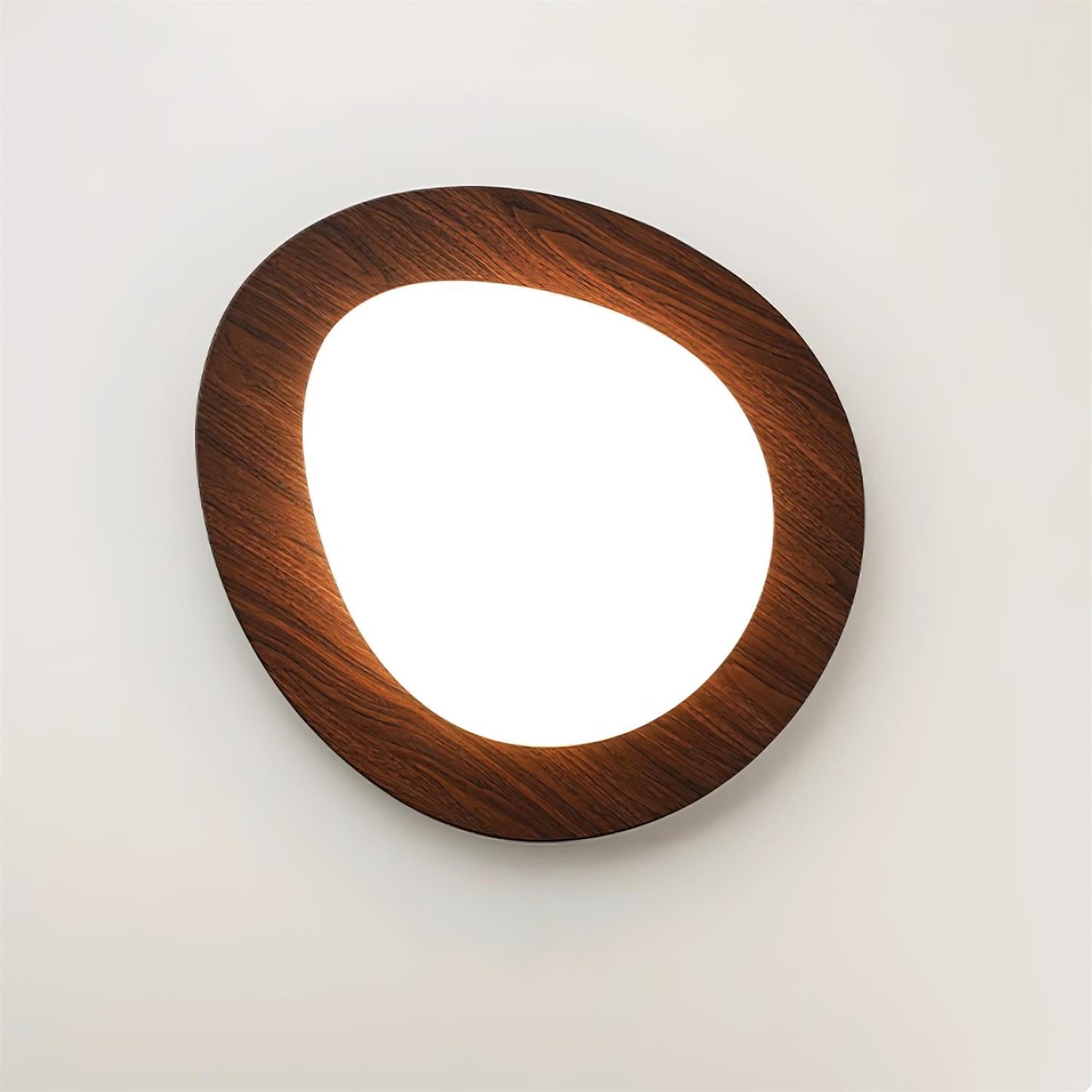 Elenorris | Sculptural Pebble Silhouette Flush Mount Ceiling Light