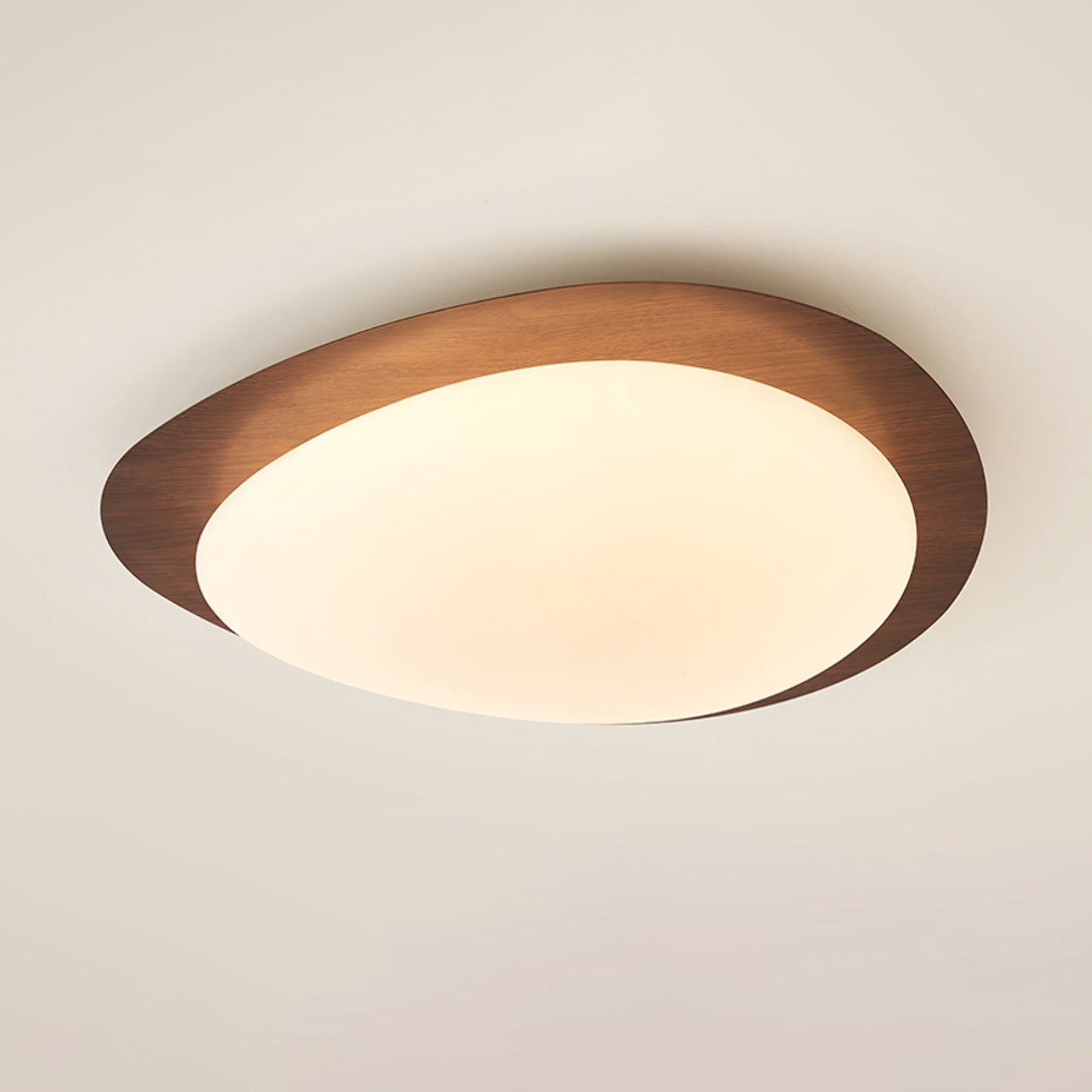 Elenorris | Sculptural Pebble Silhouette Flush Mount Ceiling Light