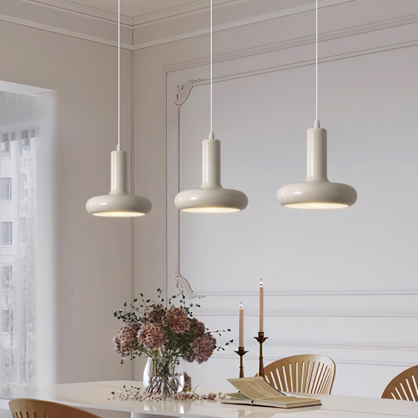 Sythos | Sculptural Donut Floating Geometric Pendant Light