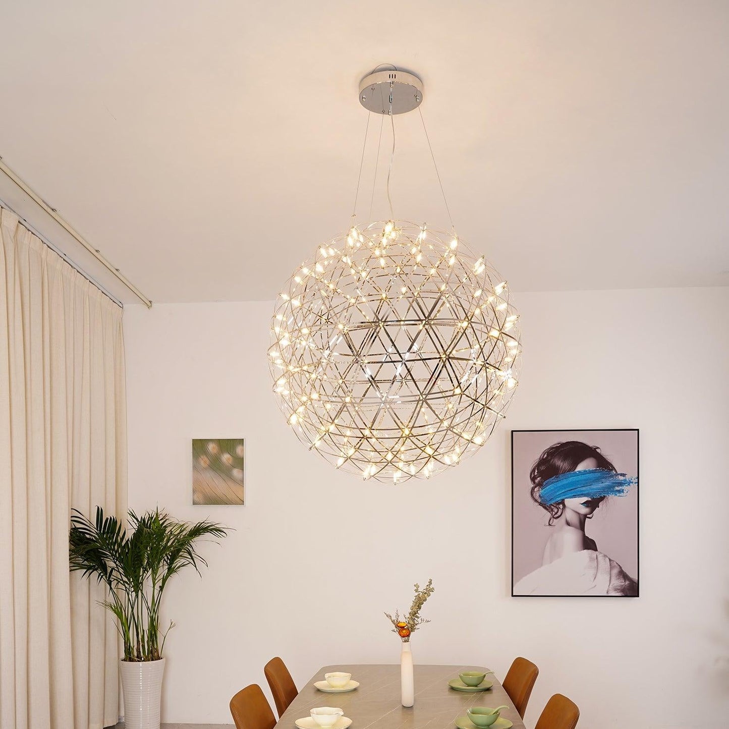 Olysian | Luxury Spherical Starburst Pendant Light