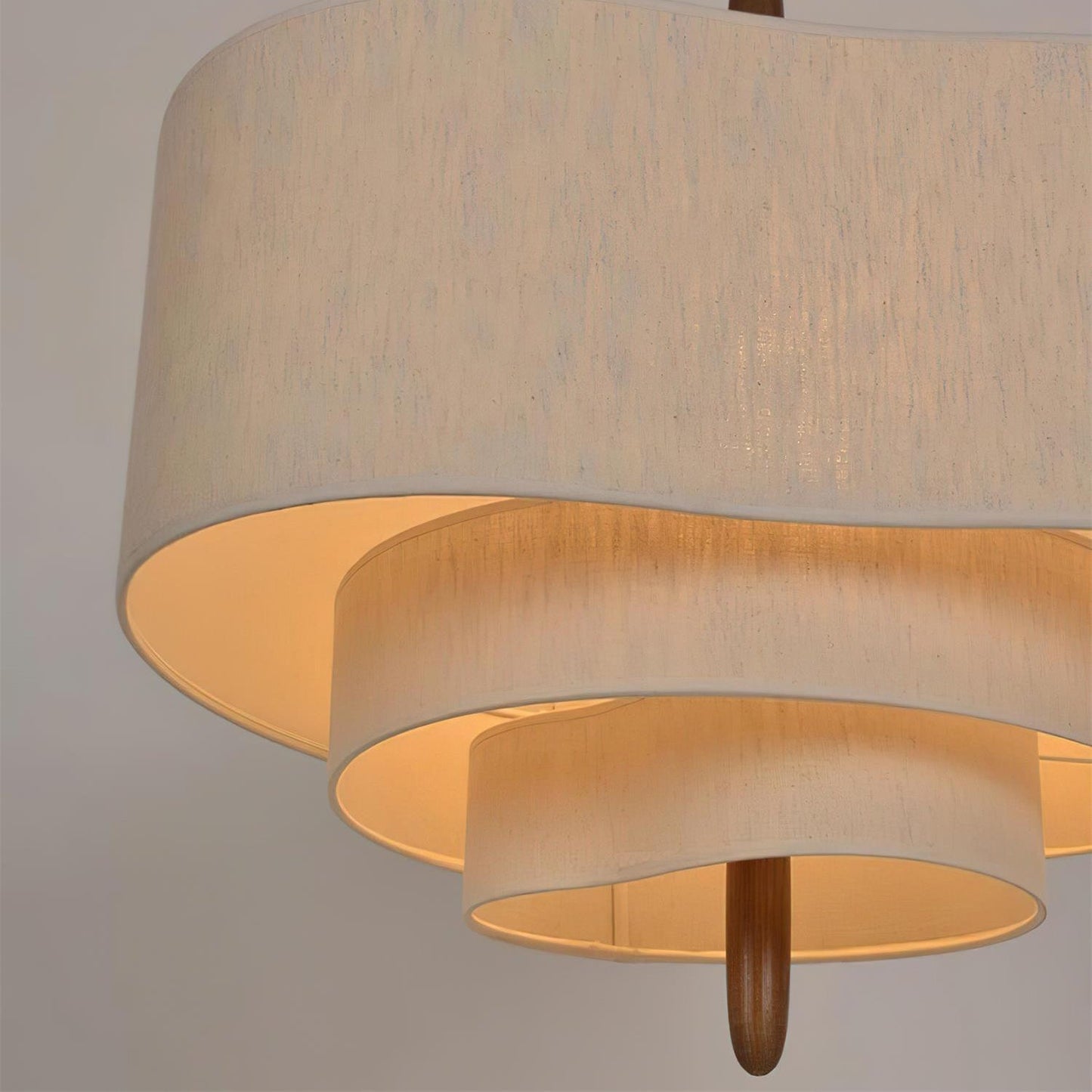 Elow | Modern Scandi Pleated Fabric Drum Pendant Light