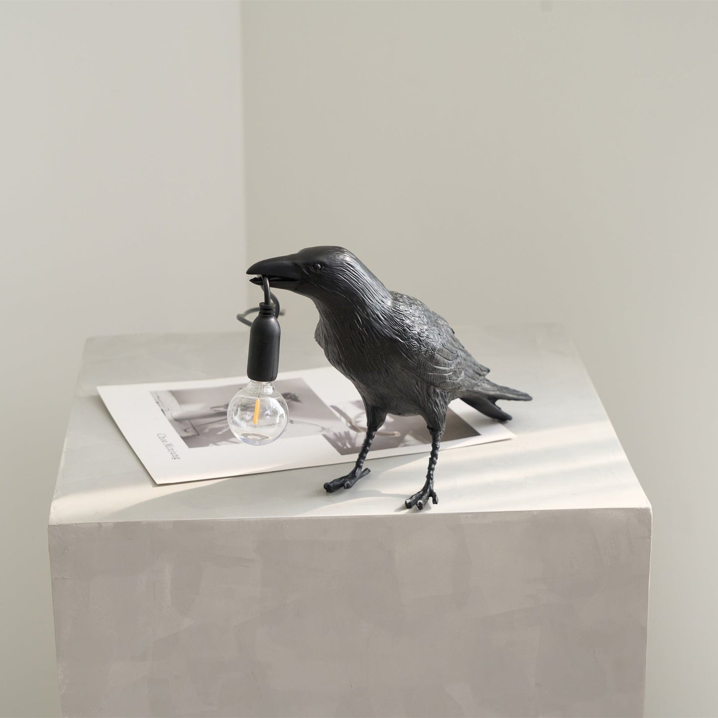 Bristhow | Gothic Sculptural Avian Raven Table Lamp