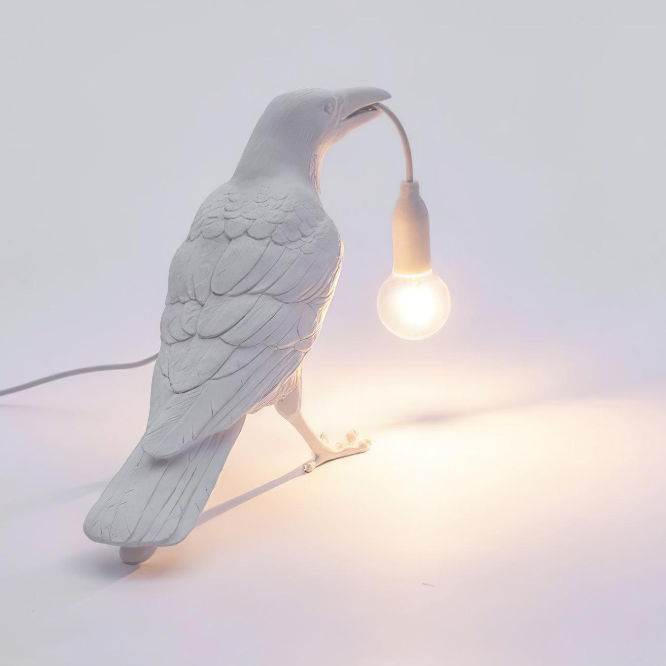 Bristhow | Gothic Sculptural Avian Raven Table Lamp