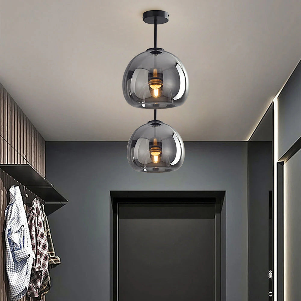 Fumea | Modern Tinted Glass Globe Ceiling Light