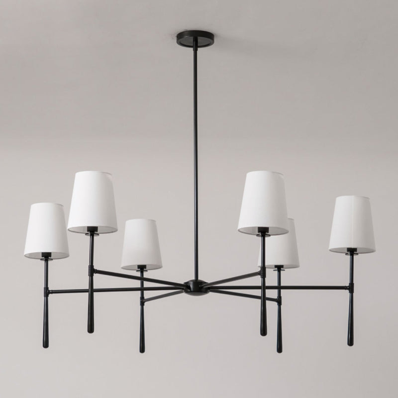 Vaale | Mid Century Tapered Torch Branching Sputnik Chandelier
