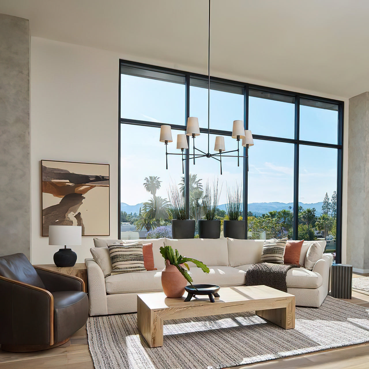 Vaale | Mid Century Tapered Torch Branching Sputnik Chandelier