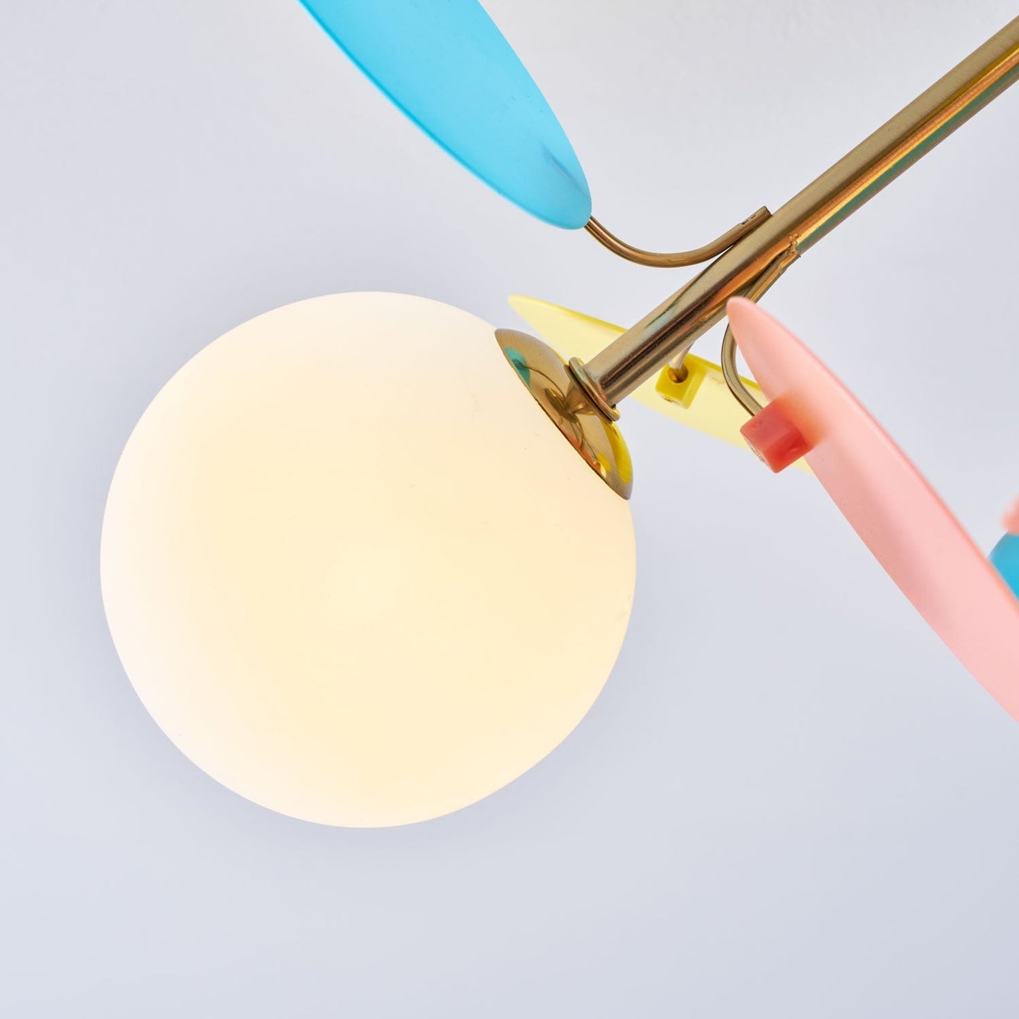 Kalythos | Sculptural Geometric Disc Cluster Semi Flush Mount Ceiling Light