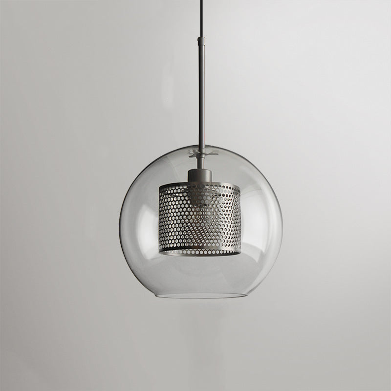 Vaelindor | Sleek Globe Glass Golden Luminaire Pendant Light