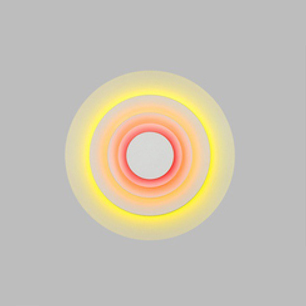 Lythos | Geometric Morandi Circular Metal Art Wall Light