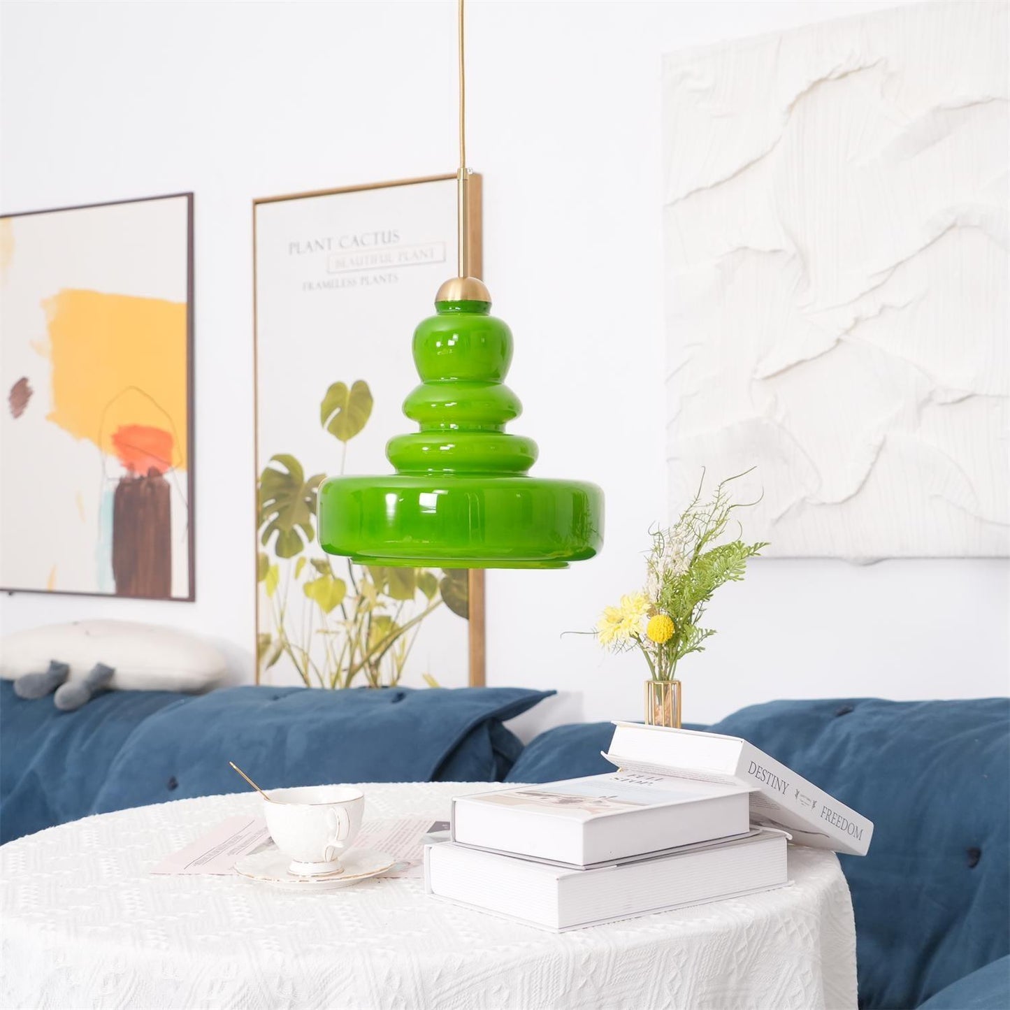 Kestrelle | Traditional Domed Profile Glass Pendant Light