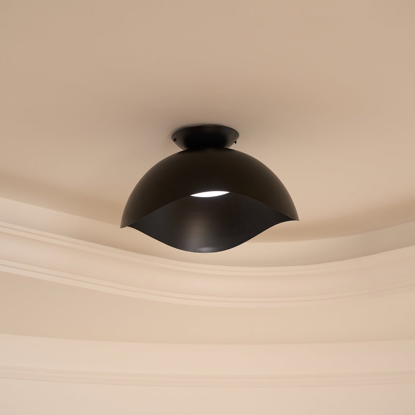 Lyraen | Nordic Wave Silhouette Integrated LED Ceiling Light