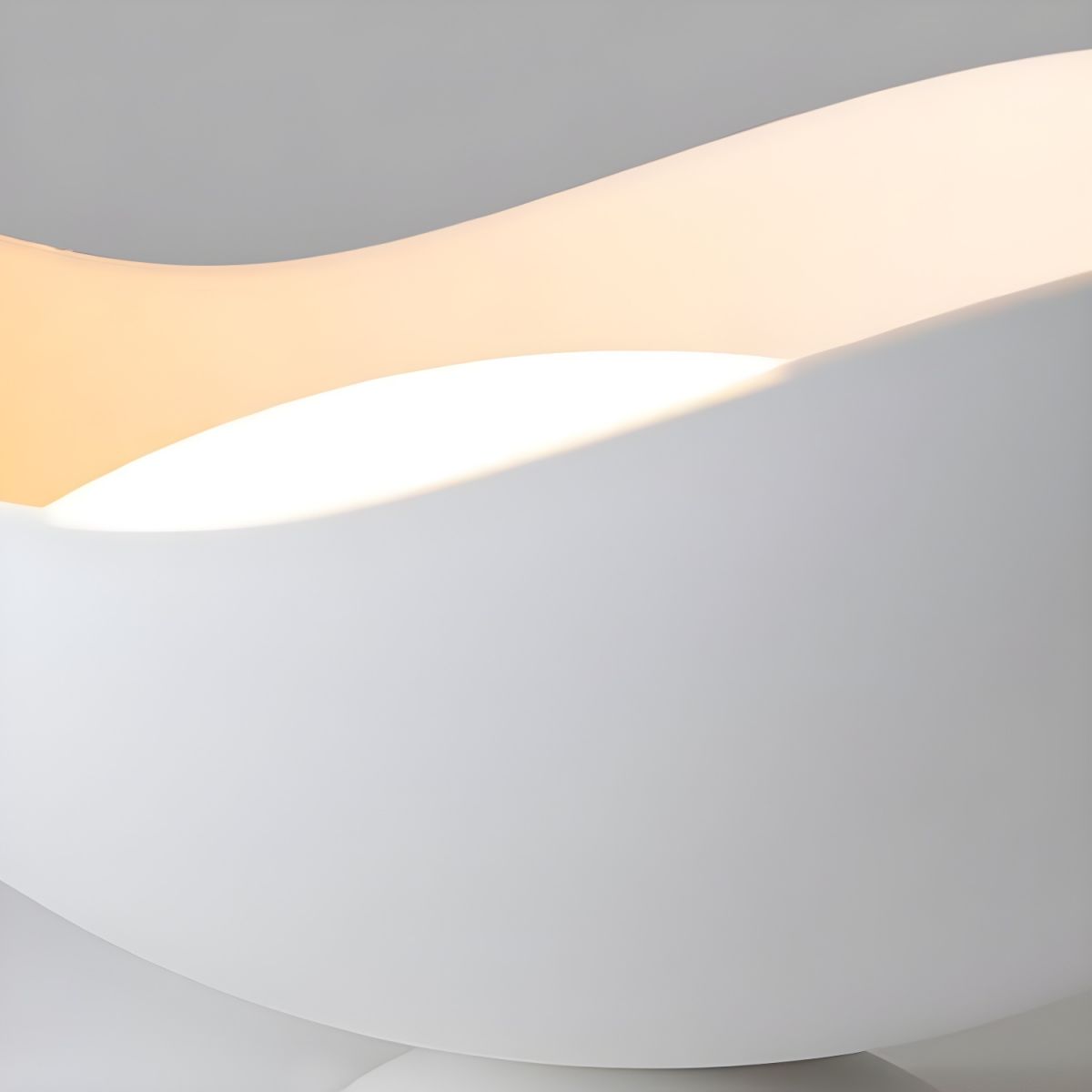 Lyraen | Nordic Wave Silhouette Integrated LED Ceiling Light
