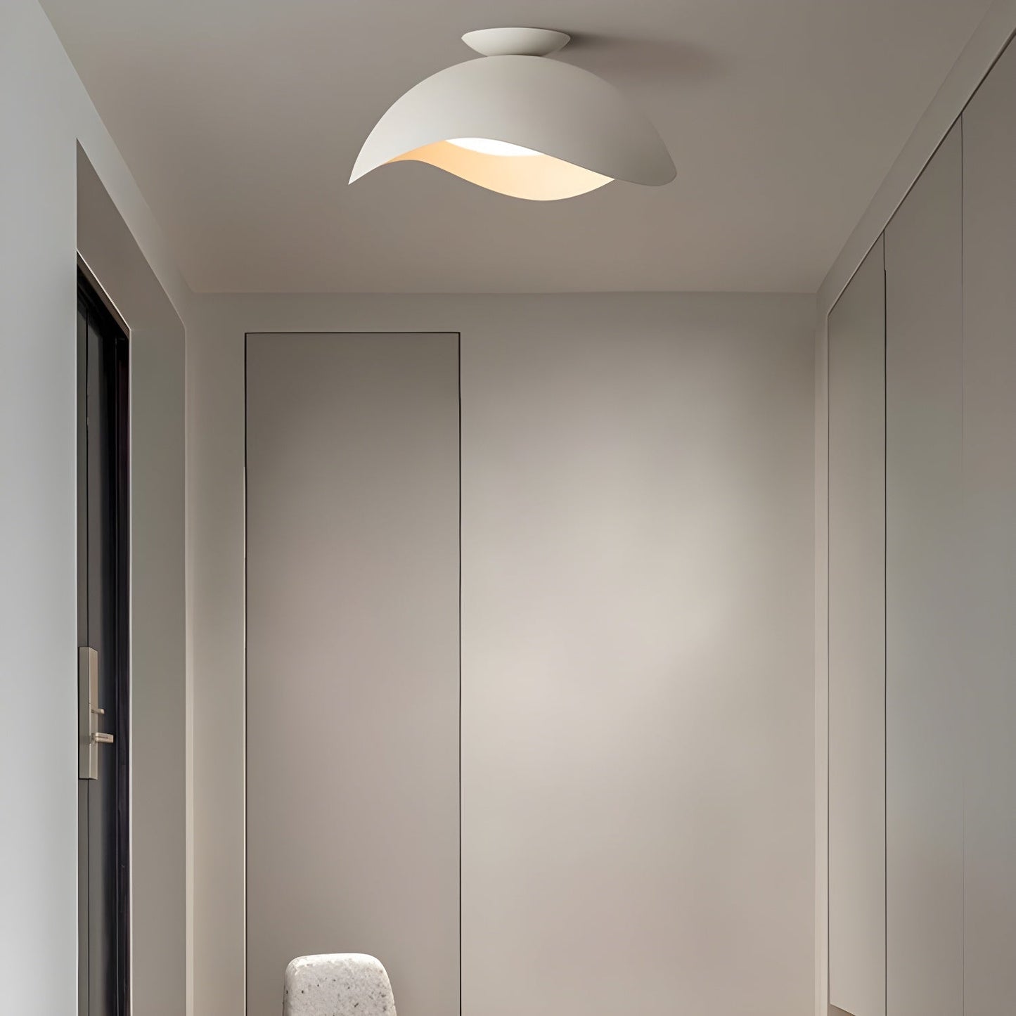 Lyraen | Nordic Wave Silhouette Integrated LED Ceiling Light