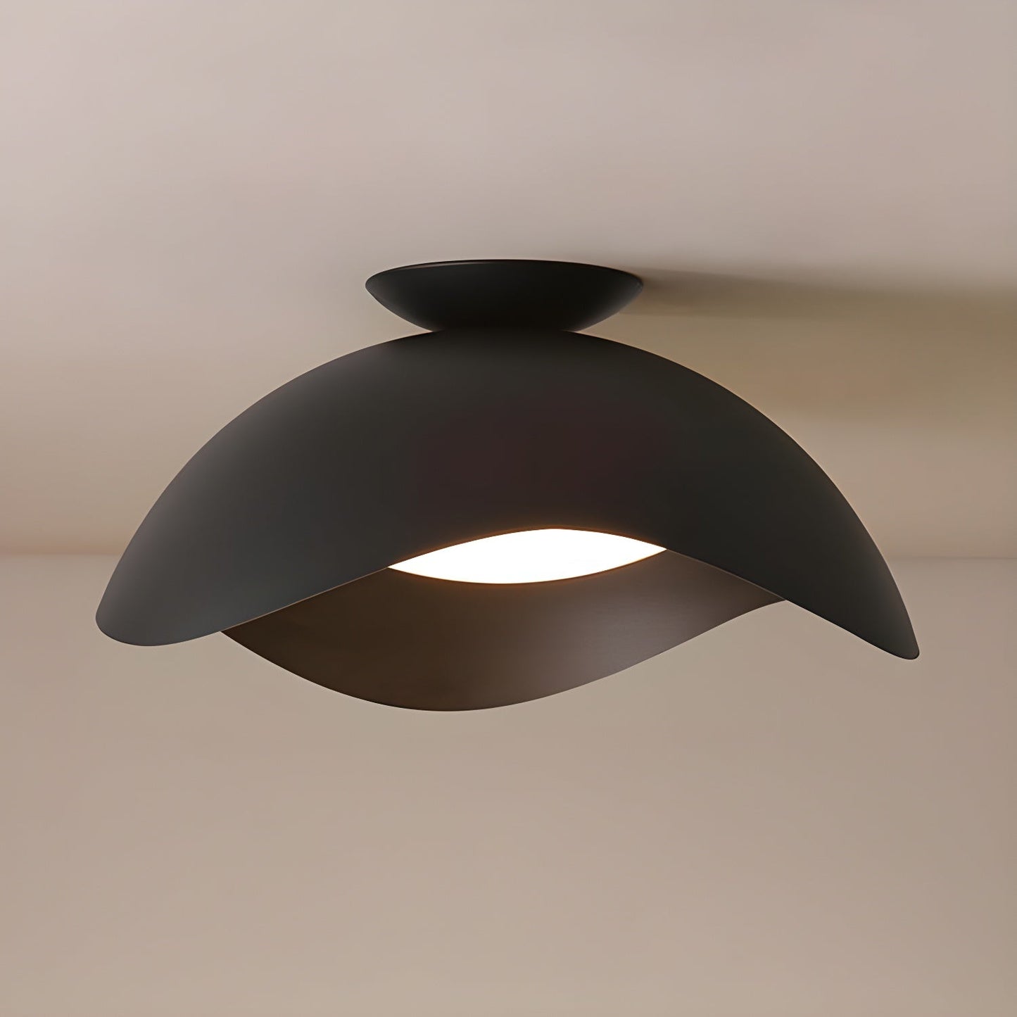 Lyraen | Nordic Wave Silhouette Integrated LED Ceiling Light
