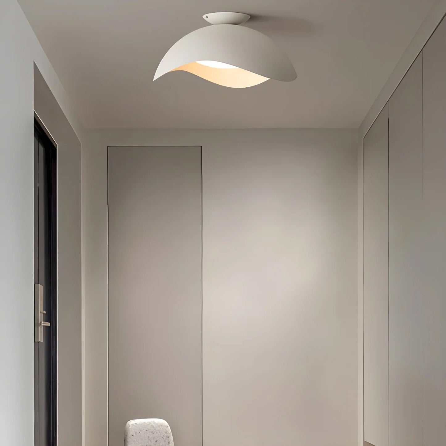 Lyraen | Nordic Wave Silhouette Integrated LED Ceiling Light