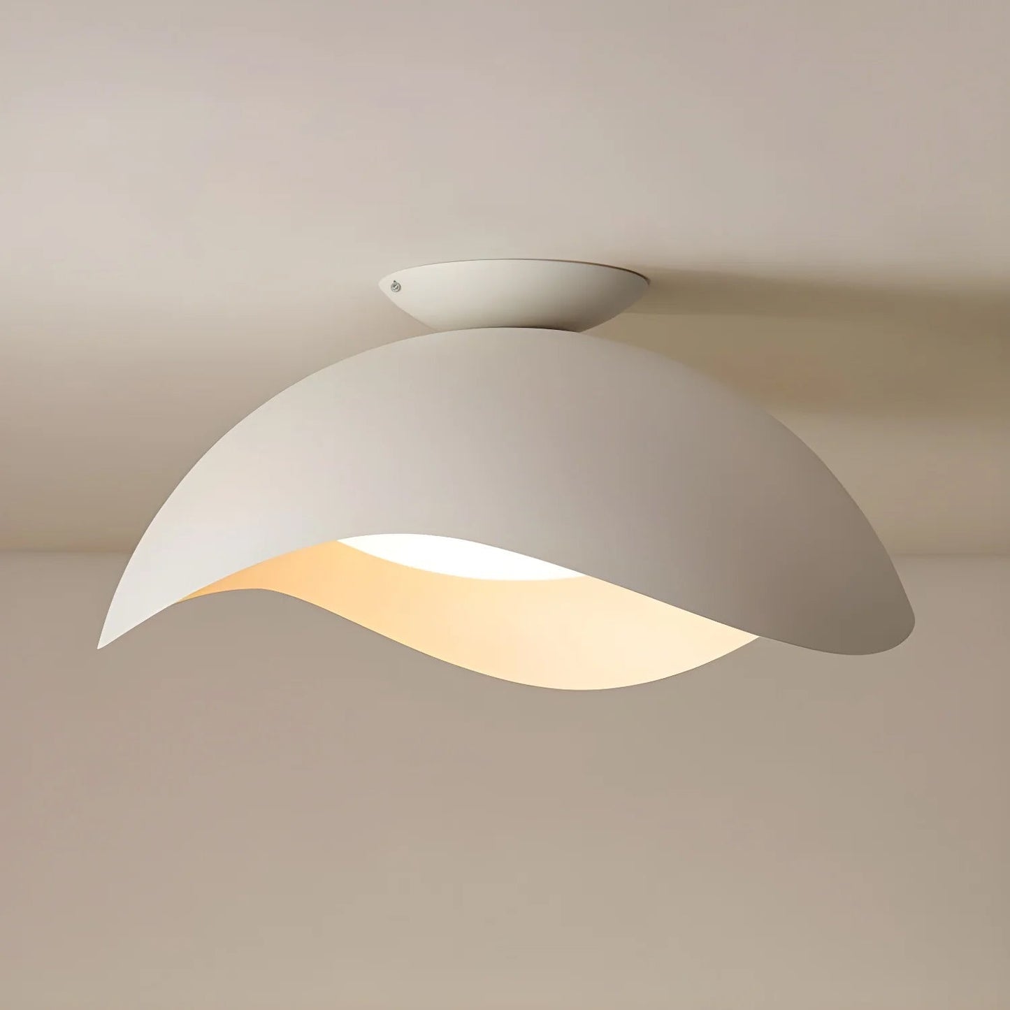 Lyraen | Nordic Wave Silhouette Integrated LED Ceiling Light