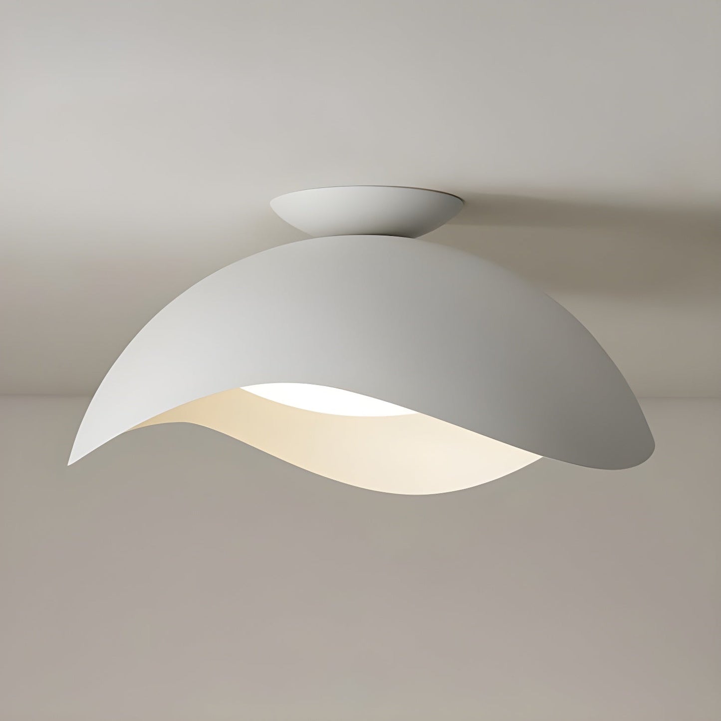 Lyraen | Nordic Wave Silhouette Integrated LED Ceiling Light