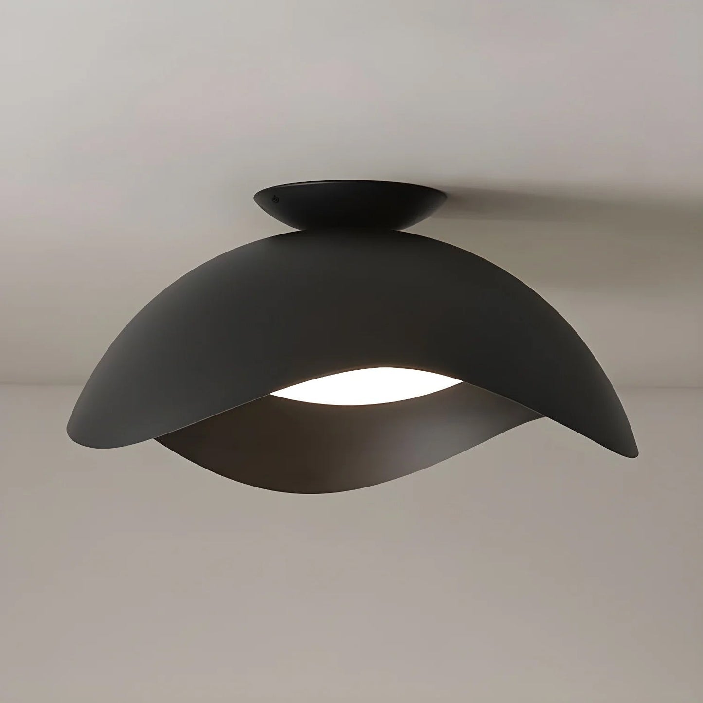 Lyraen | Nordic Wave Silhouette Integrated LED Ceiling Light