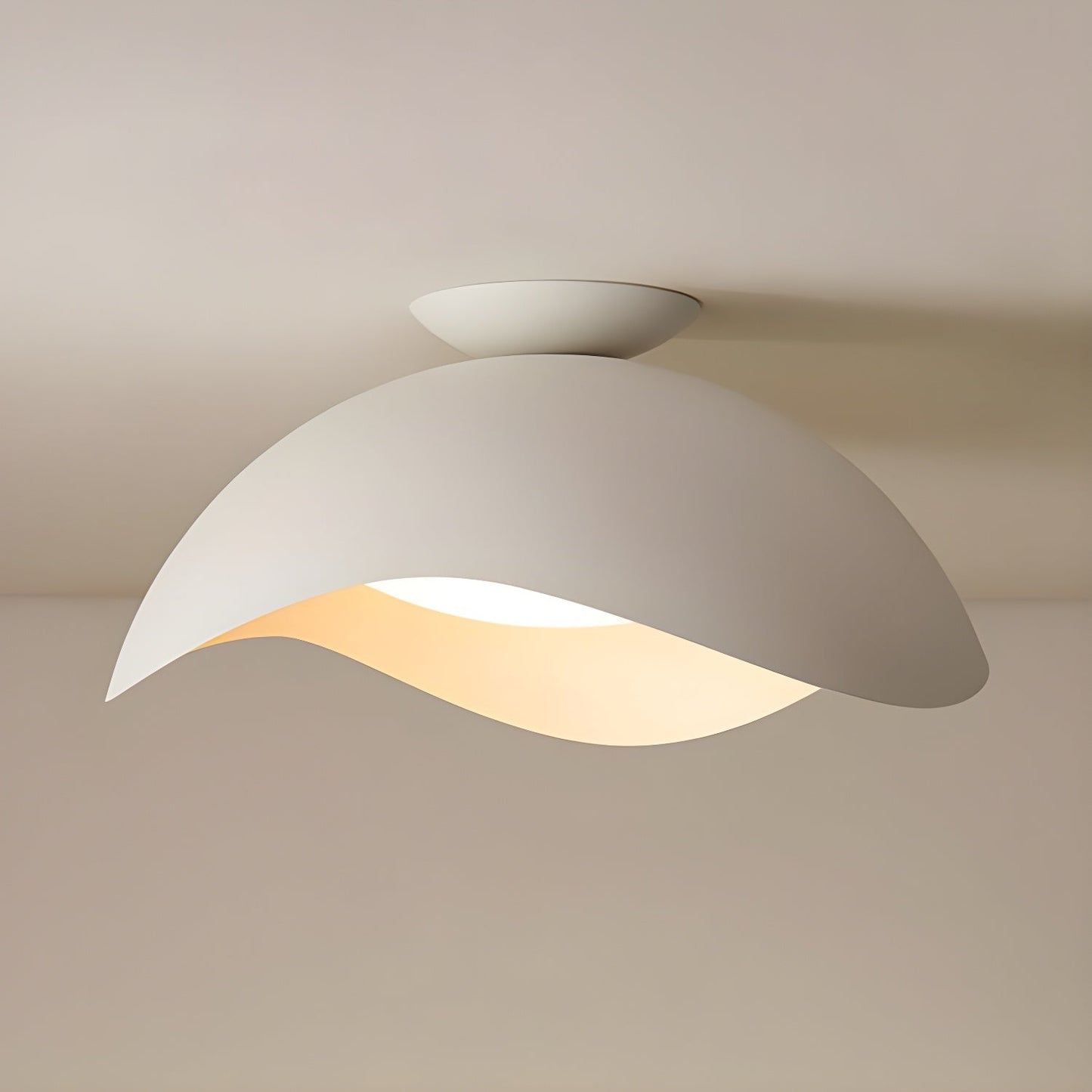 Lyraen | Nordic Wave Silhouette Integrated LED Ceiling Light