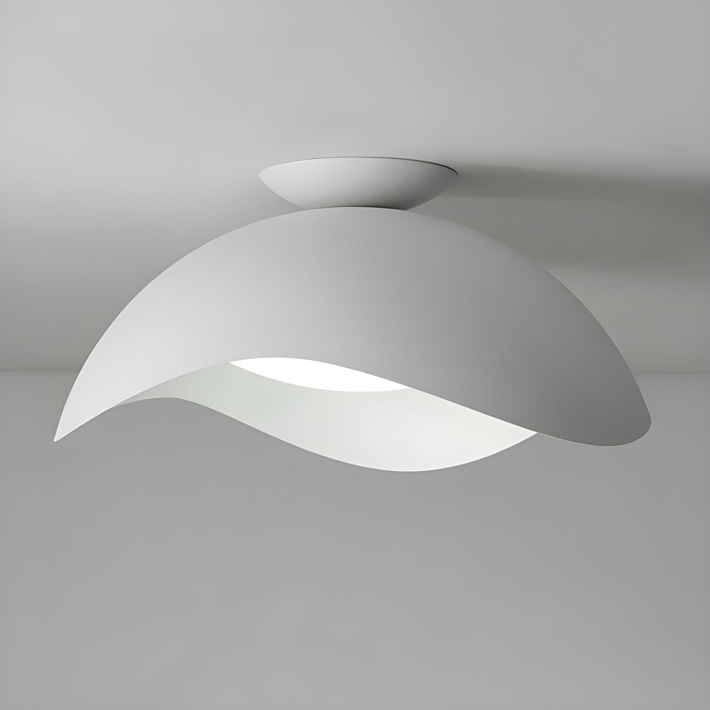 Lyraen | Nordic Wave Silhouette Integrated LED Ceiling Light