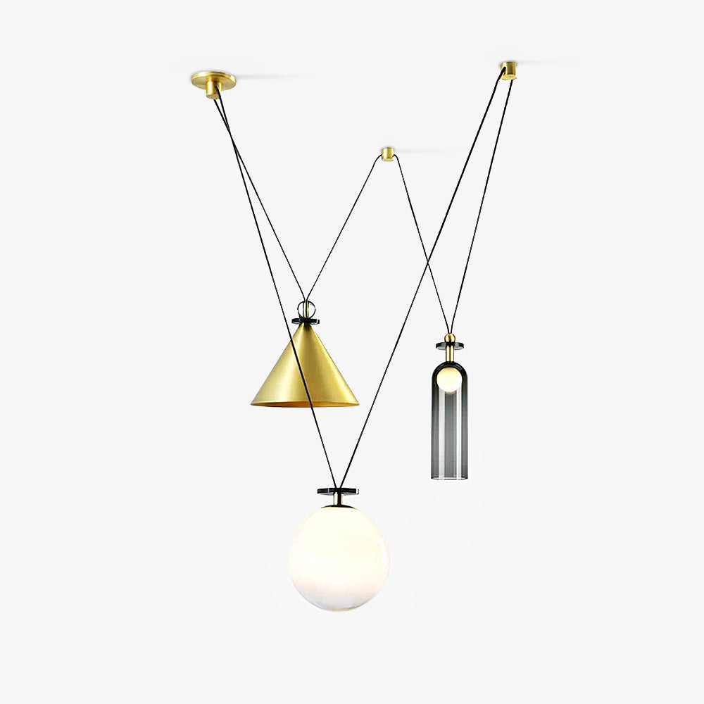 Vondisur | Minimalist Geometric Modular Pendant Light