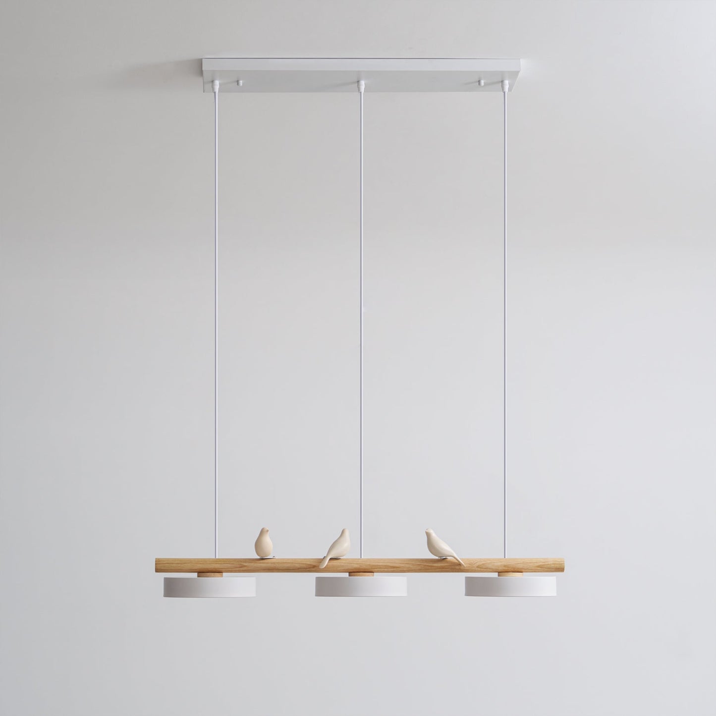 Aves | Modern Wood and Resin Bird Inspired Pendant Light