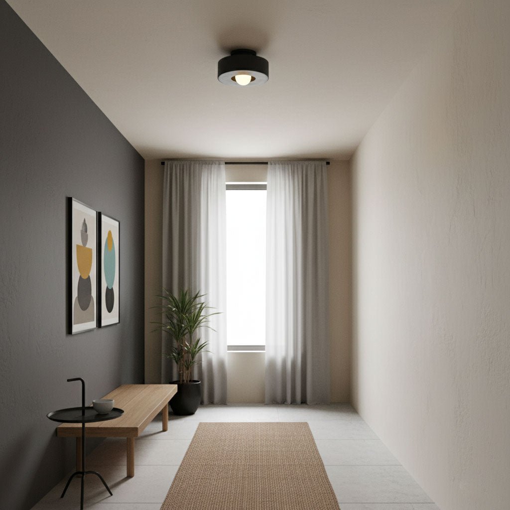 Zorvandra | Architectural Tiered Geometric Resin Ceiling Light