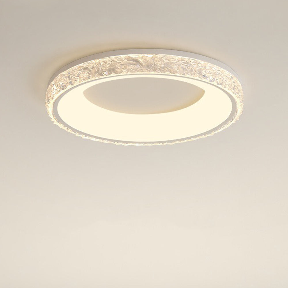 Lustra | Modern Round Acrylic Flush Mount Ceiling Light