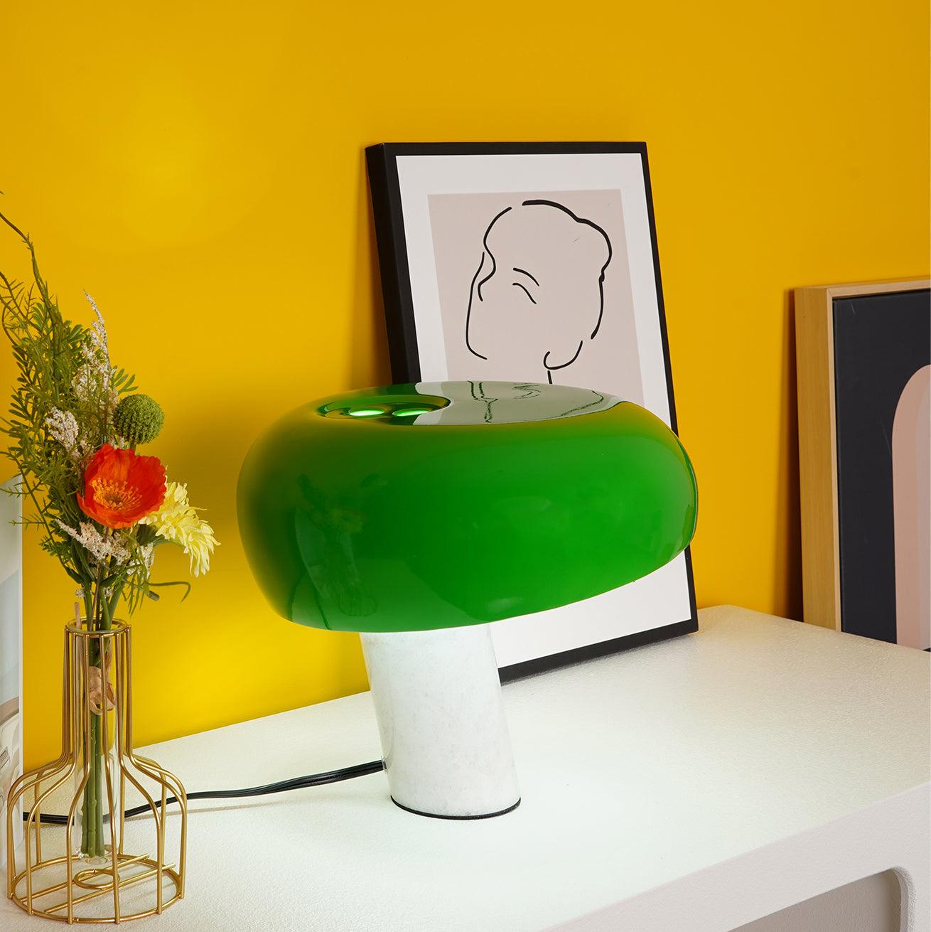 Kendrivol | Domed Silhouette Italian Marble Accent Table Lamp