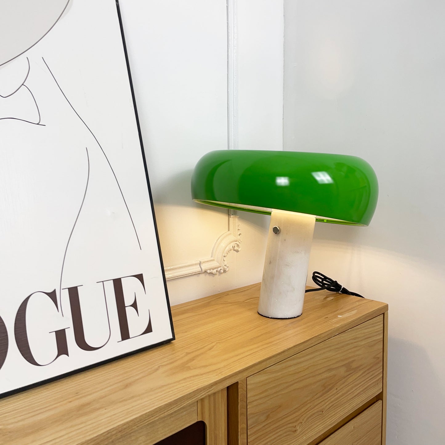 Kendrivol | Domed Silhouette Italian Marble Accent Table Lamp