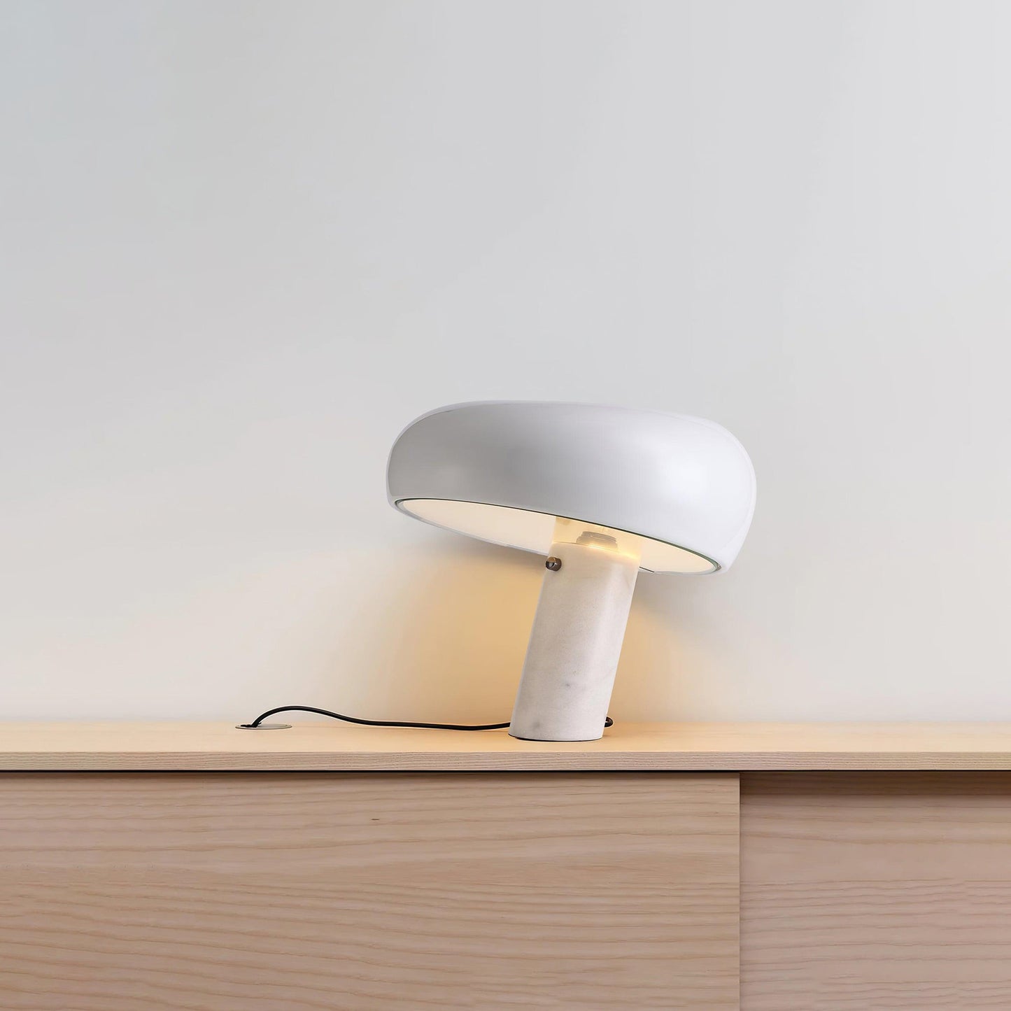 Kendrivol | Domed Silhouette Italian Marble Accent Table Lamp