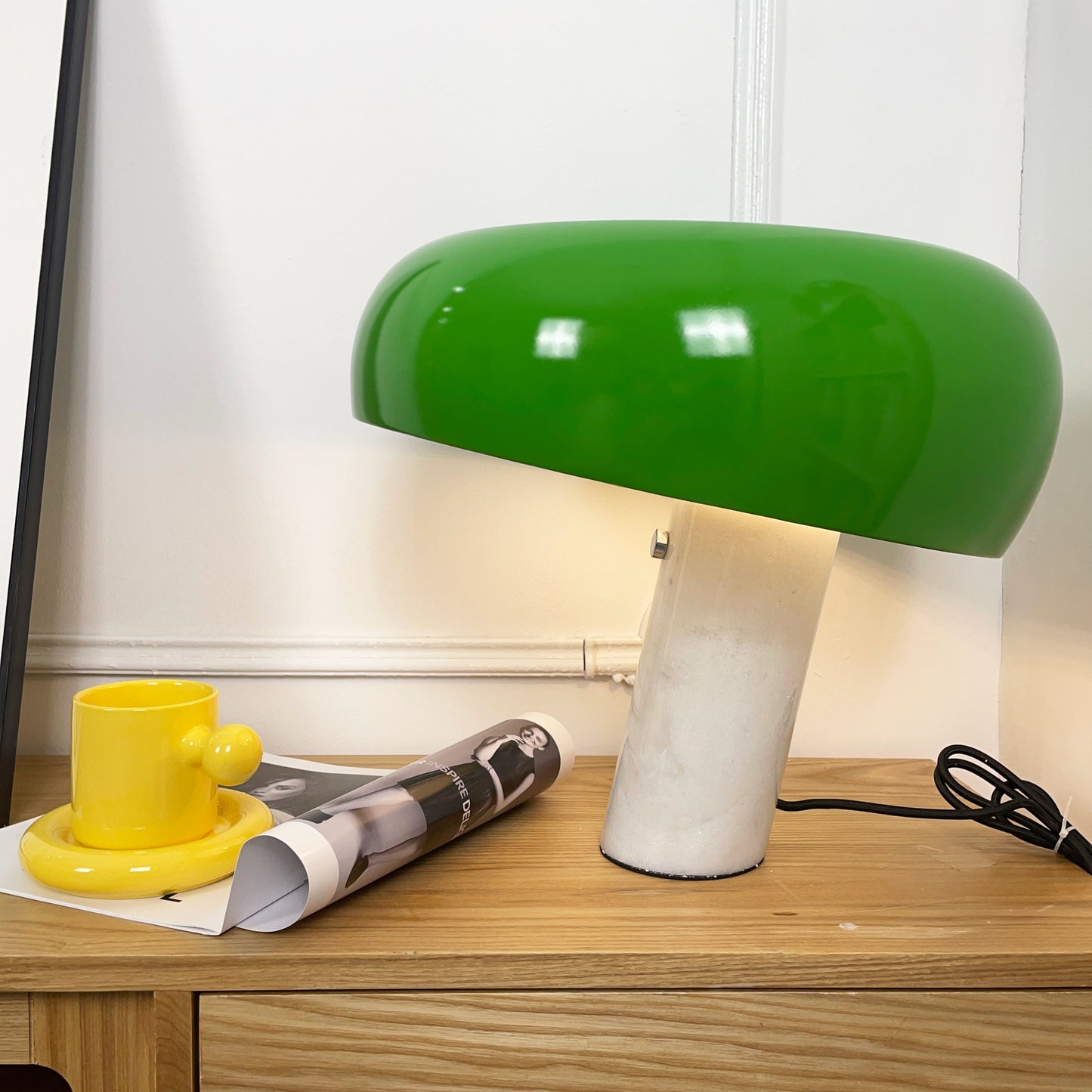 Kendrivol | Domed Silhouette Italian Marble Accent Table Lamp
