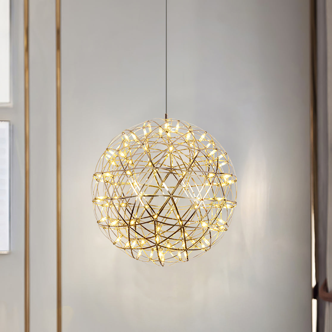 Olysian | Luxury Spherical Starburst Pendant Light