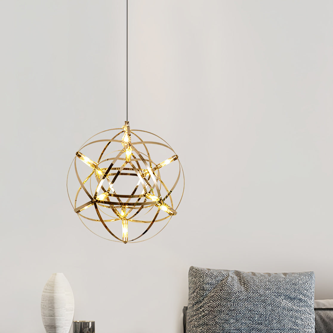 Olysian | Luxury Spherical Starburst Pendant Light